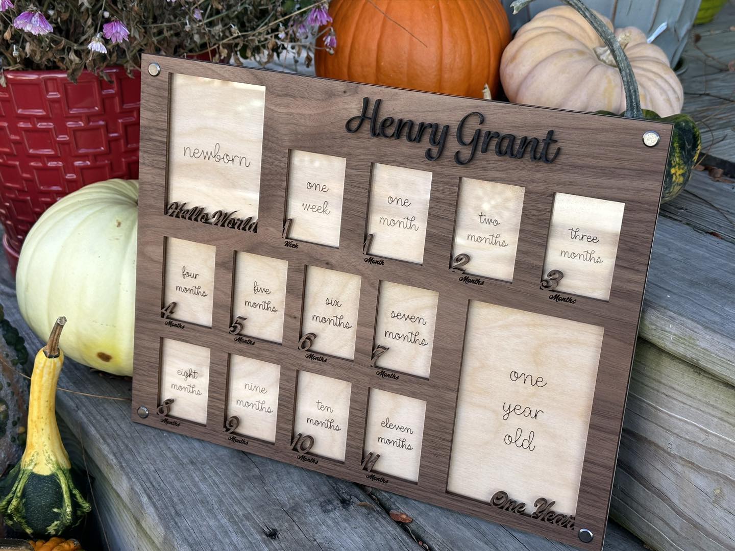 First Year Picture Frame